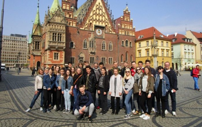 Deutsch-polnische Gruppe in Breslau