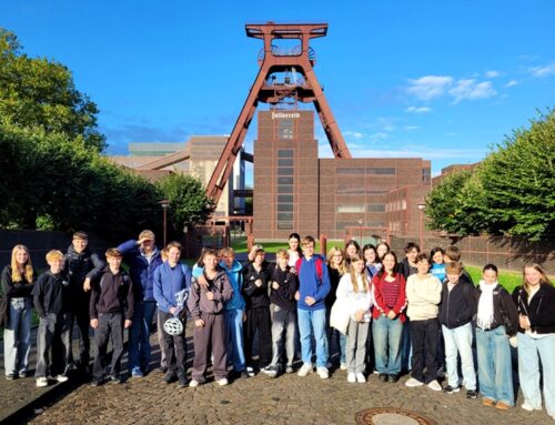 Die 9d erkundet die Zeche Zollverein